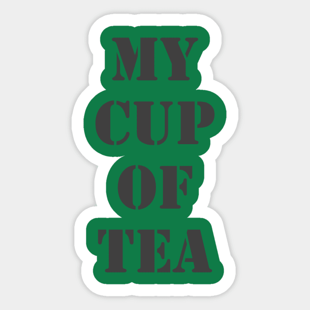 My Cup Of Tea Sticker by Retrofloto